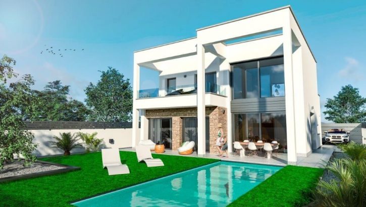 Nouvelles villas modèrnes à La Marina avec piscine