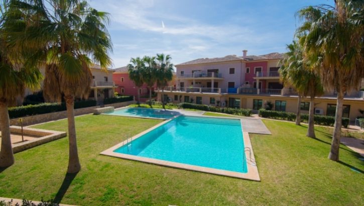 Apartments in Moraira next to golf court