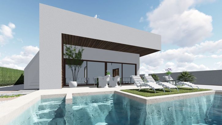 Des villas nouvelles à La Marina avec piscine