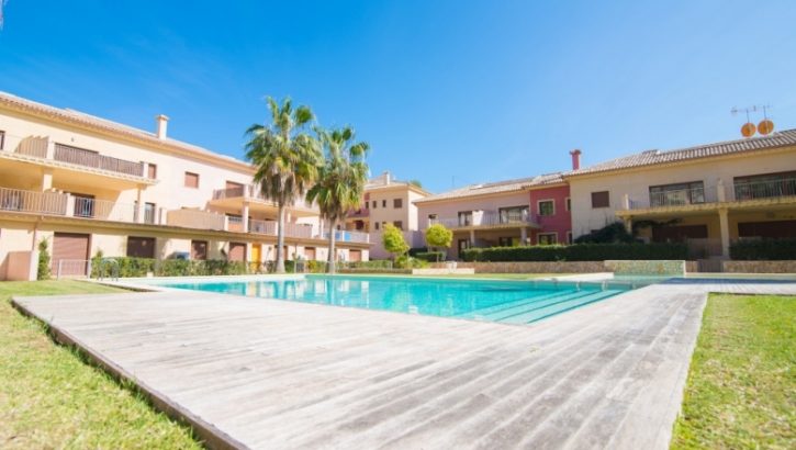 Apartments in Moraira next to golf court
