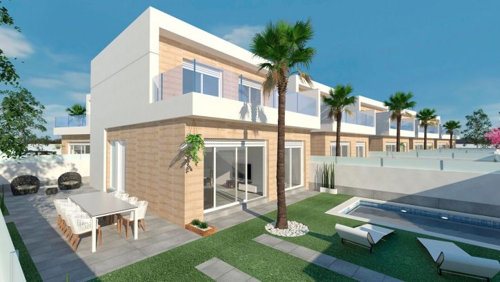 Lovely new villas with pool in San Pedro del Pinatar