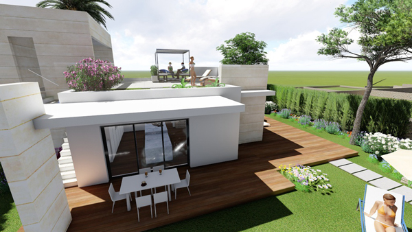 Modernste Villen mit Pool und Meerblick in Polop