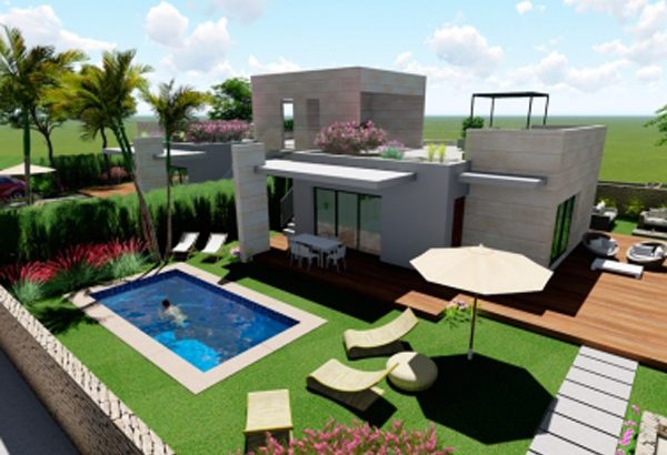 New duplexes with private pool in Polop