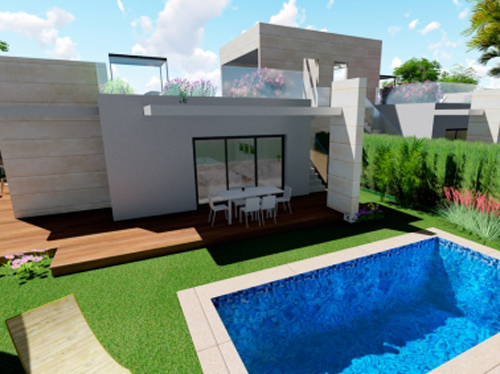 Adosados con piscina privada en Polop
