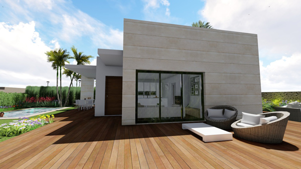 Villas modernas con vistas y piscina en Polop
