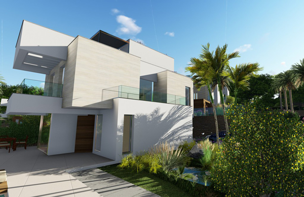 Huge villas with pool and views in Polop