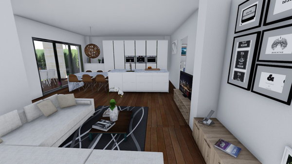 Villas modernas con vistas y piscina en Polop