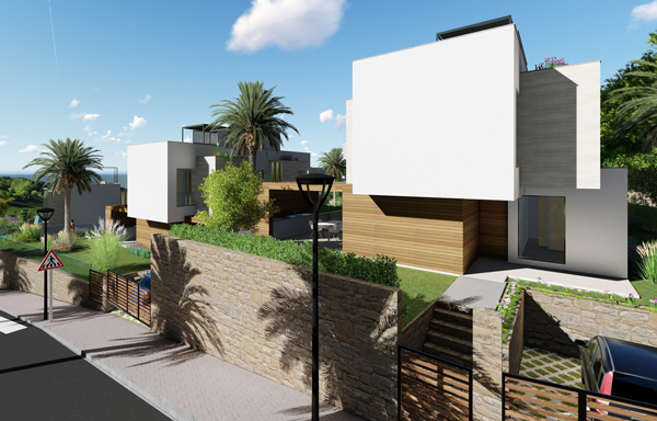 Belles villas avec vues et piscine à Polop
