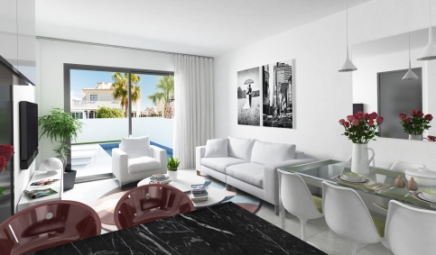 Nuevas casas adosadas en Torrevieja