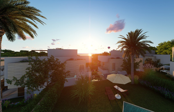 Amplias villas con vistas y piscina en Polop