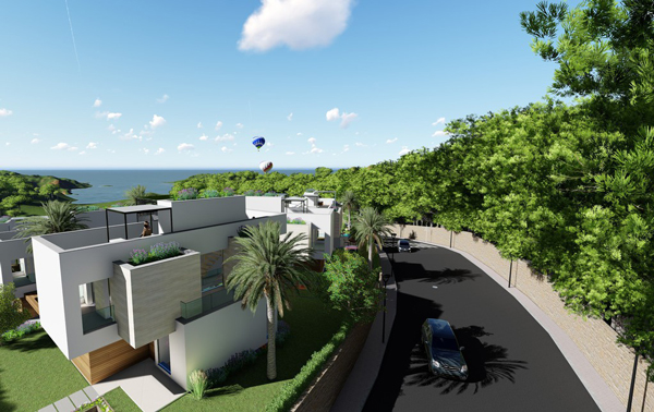 Belles villas avec vues et piscine à Polop