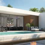 Ground floor villas with pool in Polop