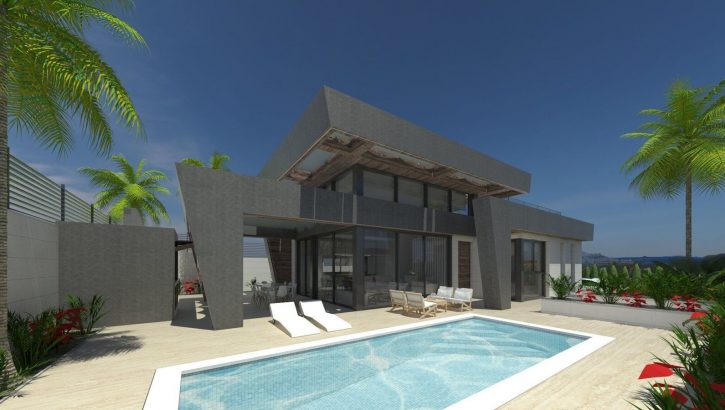 Modern luxury construction villas in Polop