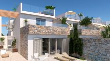 Villas nuevas con piscina en Los Alcazares