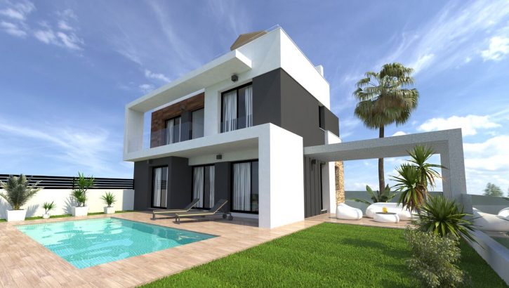 Modern villas in Lomas de Cabo Roig