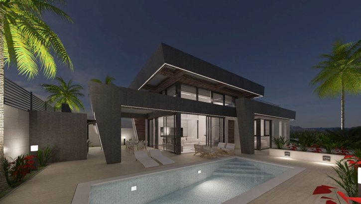 Modern luxury construction villas in Polop