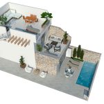 Villas avec propre piscine à Los Alcazares