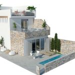 Villas nuevas con piscina en Los Alcazares