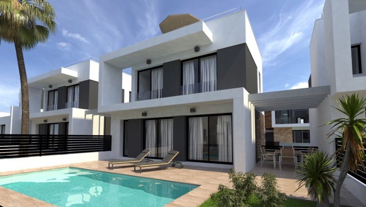 Modern villas in Lomas de Cabo Roig