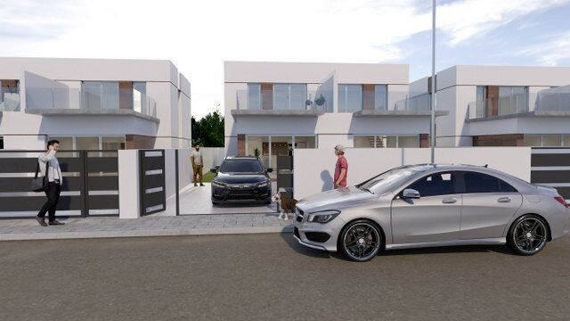New villas with pool in Daya Vieja