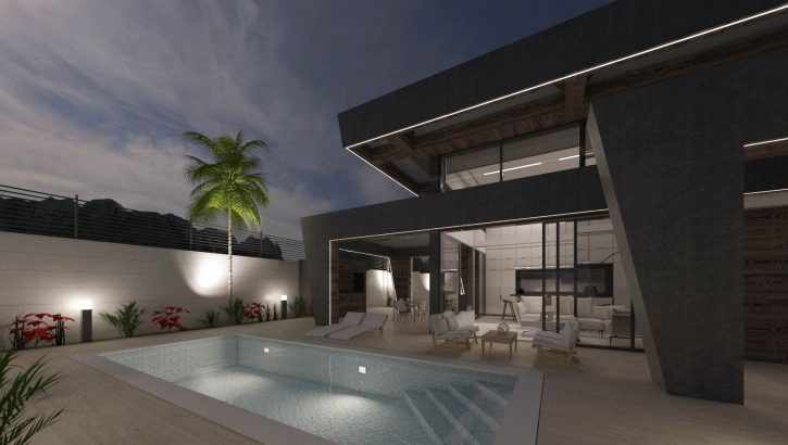 Modern luxury construction villas in Polop