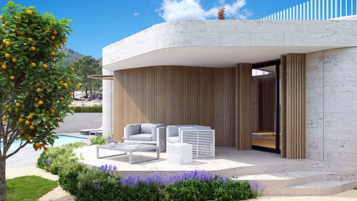 Belles nouvelles villas de luxe à Polop