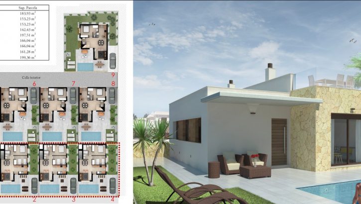 Modern new construction villas in Rojales