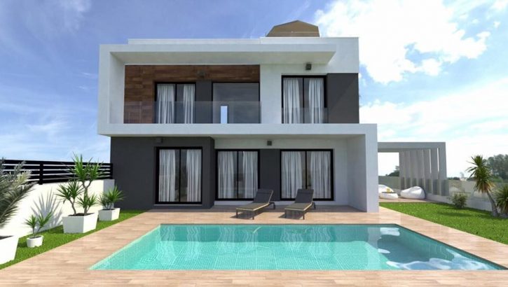 Villas modernas en Lomas de Cabo Roig