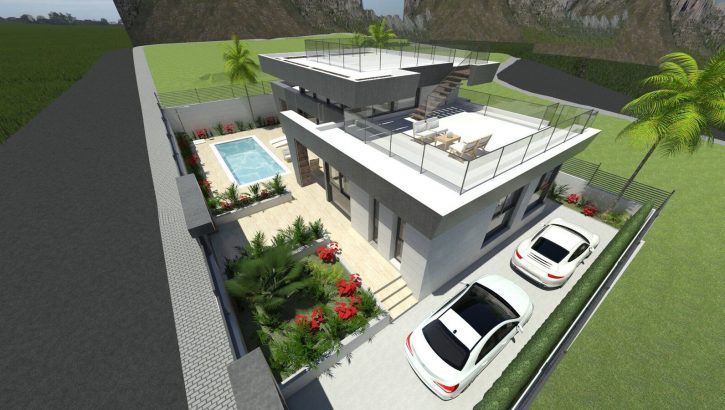 Modern luxury construction villas in Polop