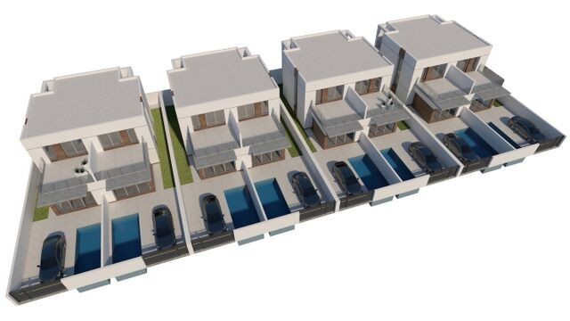 New villas with pool in Daya Vieja