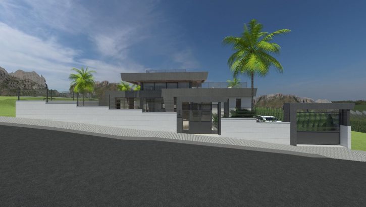 Modernas villas nuevas en Polop