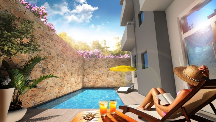 Apartments close to the beach (100 m)