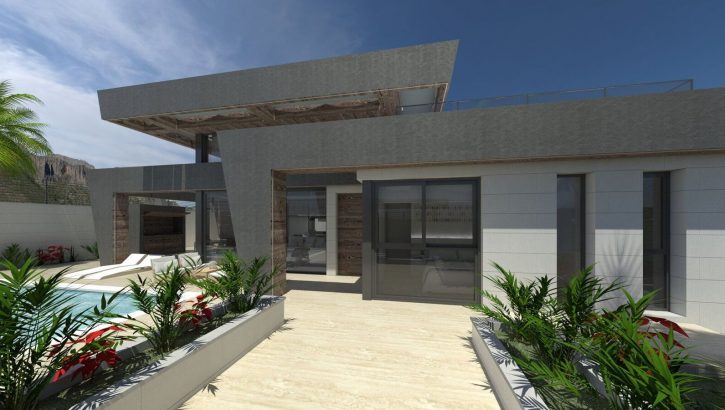 Modern luxury construction villas in Polop