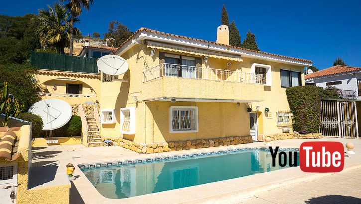 Charming villa with sea views in Alfaz del Pi Costa Blanca