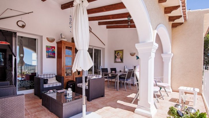 Mediterrane Villa mit Meerblick in Moraira