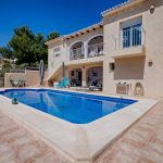 Villa mediterranee avec vue sur la mer à Moraira