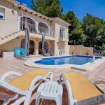 Villa mediterranee avec vue sur la mer à Moraira