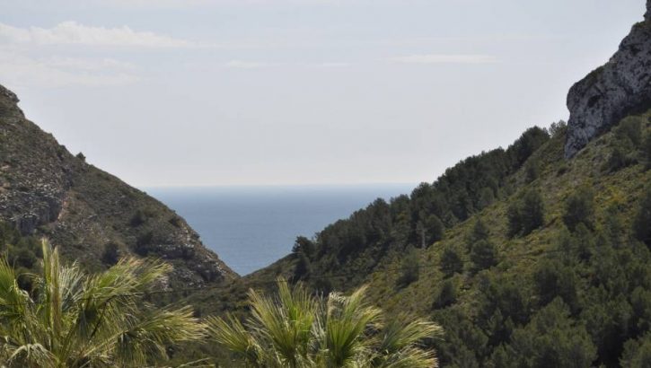 Chalet con vistas al mar en Moraira