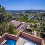 Villa mediterranee avec vue sur la mer à Moraira