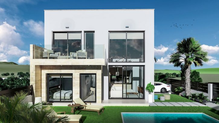 New villas with pool in Daya Vieja Costa Blanca