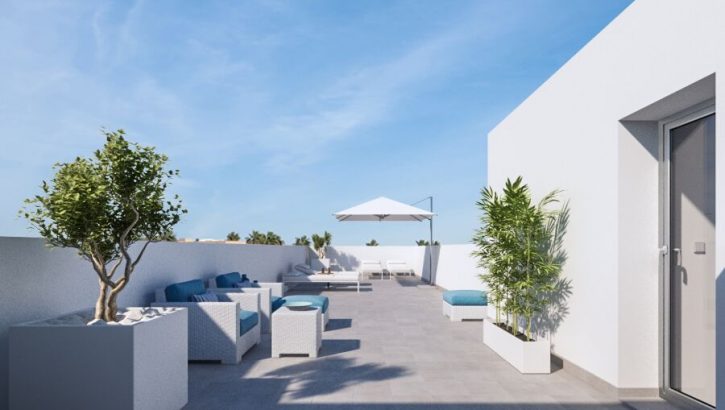New terraced houses with pool Daya Vieja