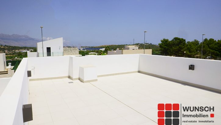 High quality new villas with views in Polop Costa Blanca