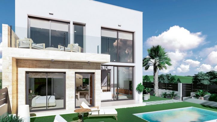 New villas with pool in Daya Vieja Costa Blanca