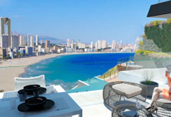 Luxury apartments with sea view in Benidorm