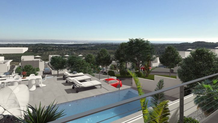 Modern new built villas in San Miguel