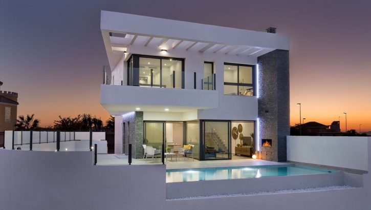 New built villas with view in Rojales Costa Blanca