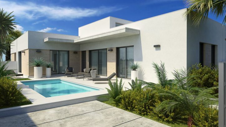 New villas with pool Daya Nueva
