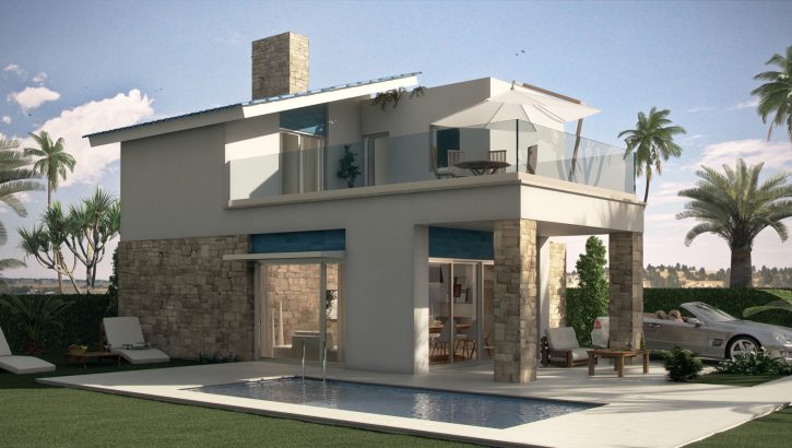 Modern new built villas in La Marina Costa Blanca