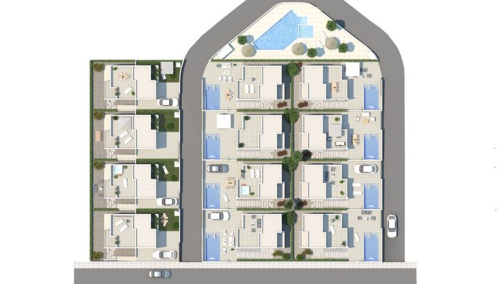 Chalets nueva construcción cerca del golf de Rojales Costa Blanca