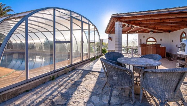 Finca with sea view in Teulada Costa Blanca